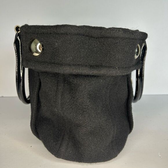 Sold!
Kate Spade Fox Chapel Shari Black Wool Italian Felt Button Up Tote Bag - Picture 7 of 12